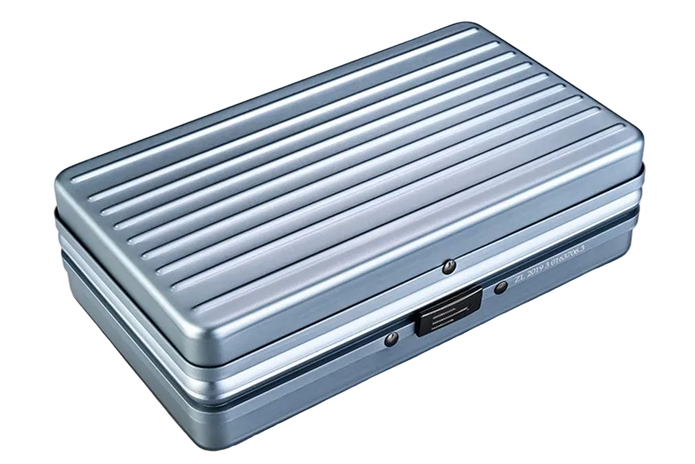 DRXform Titan Meridian | 8-Cigar Aluminum Travel Humidor Case