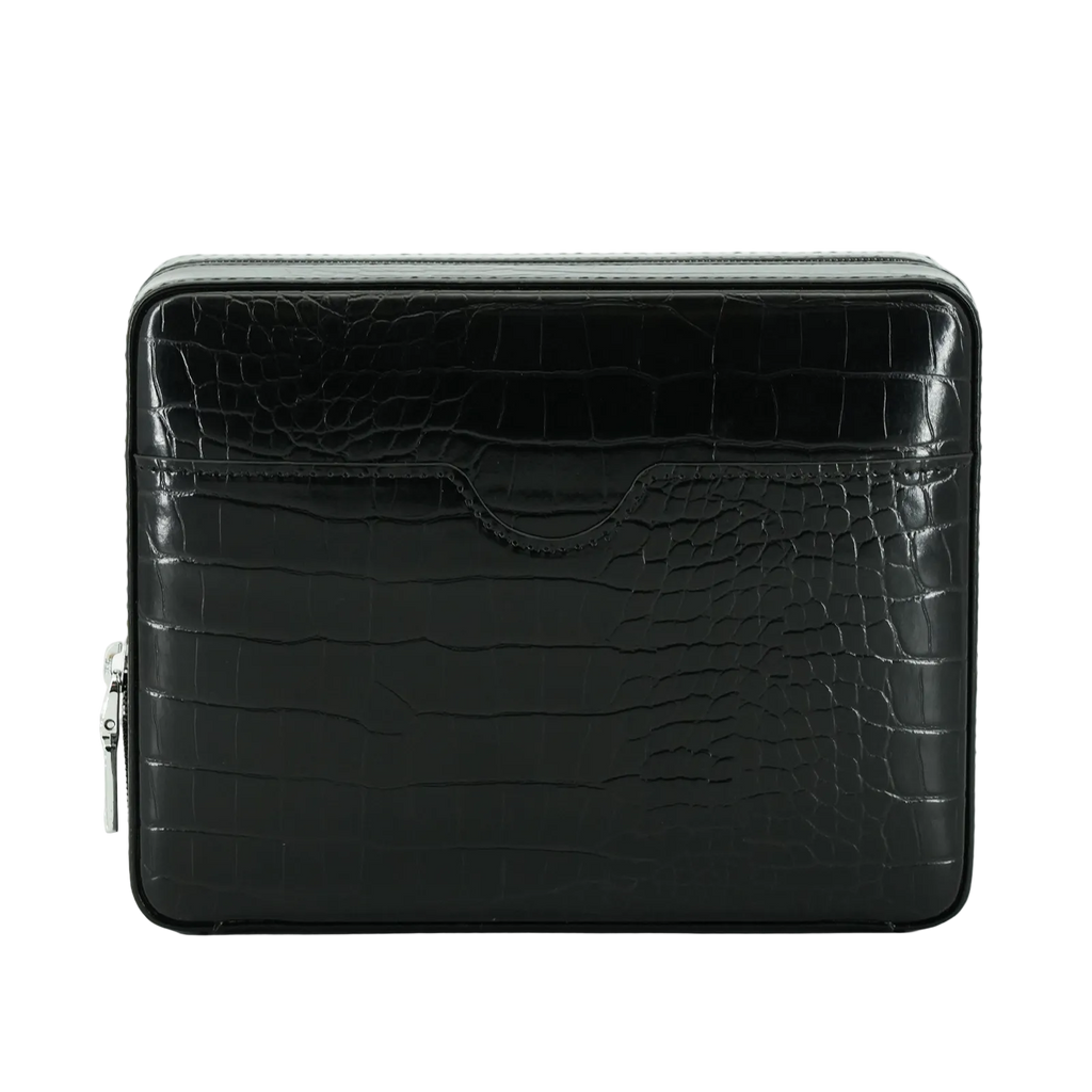 DRXform Frontier Zenith | Luxury Glossy Croc-Embossed Cigar Travel Case