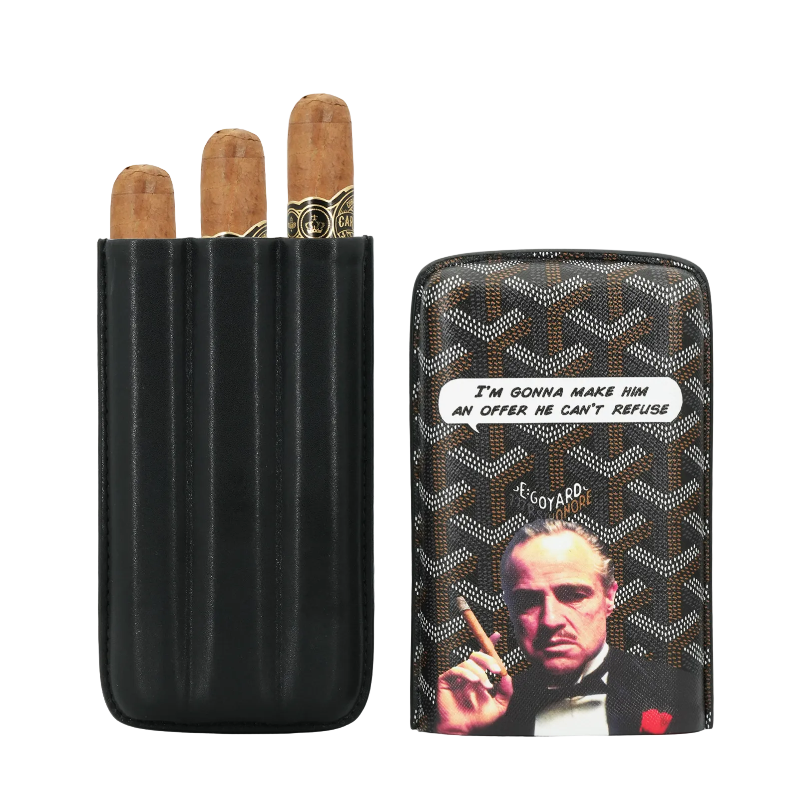 DRXform Frontier Tycoon | Godfather Edition Leather Cigar Case