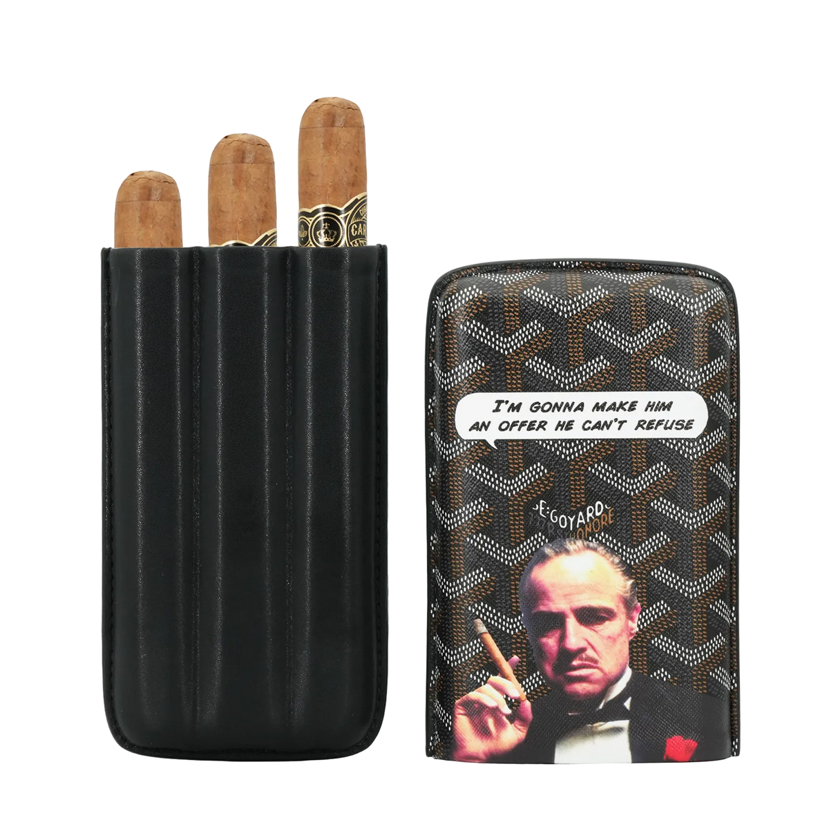 DRXform Frontier Tycoon | Godfather Edition Leather Cigar Case