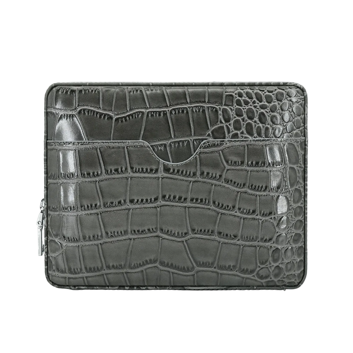 DRXform Frontier Summit | Embossed Croc Leather Cigar Travel Case with Hygrometer