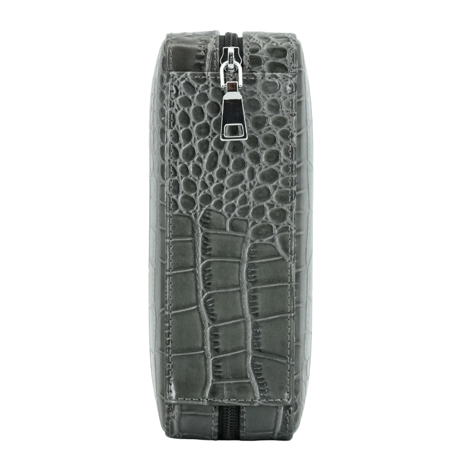 DRXform Frontier Summit | Embossed Croc Leather Cigar Travel Case with Hygrometer