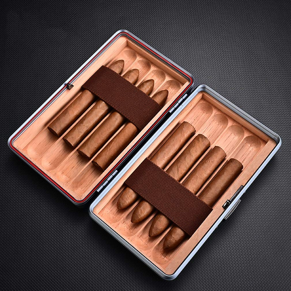 DRXform Titan Meridian | 8-Cigar Aluminum Travel Humidor Case