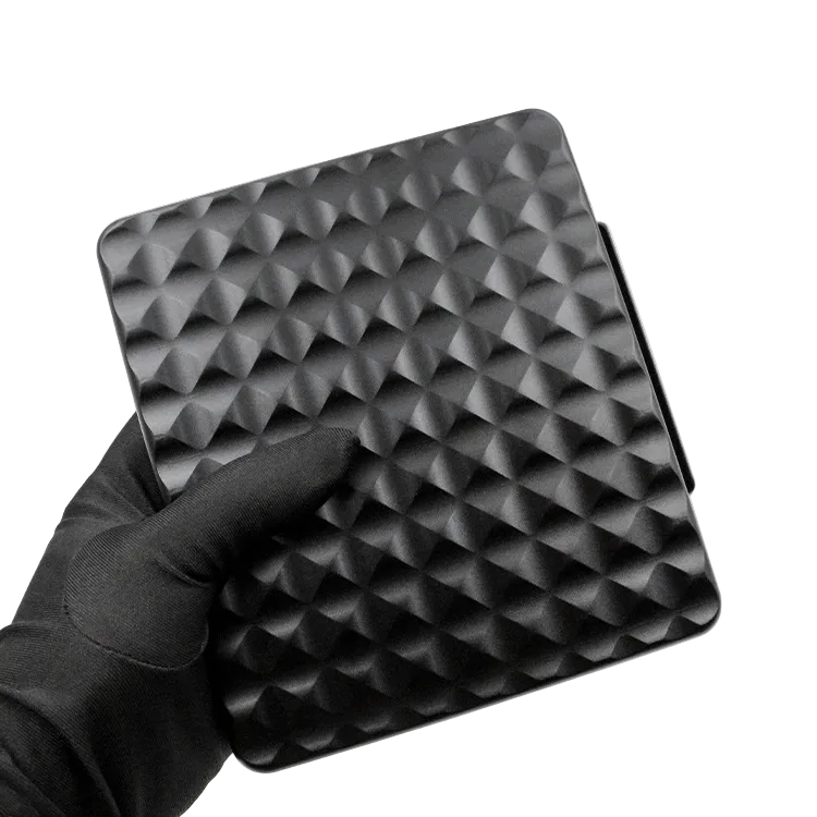DRXform Titan Edge | 6-Cigar Slim Aluminum Travel Humidor