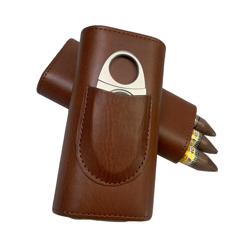 DRXform Frontier Timber | Solid Wood Cigar Humidor Cabinet with Humidity Control & Cigar Cutter Included
