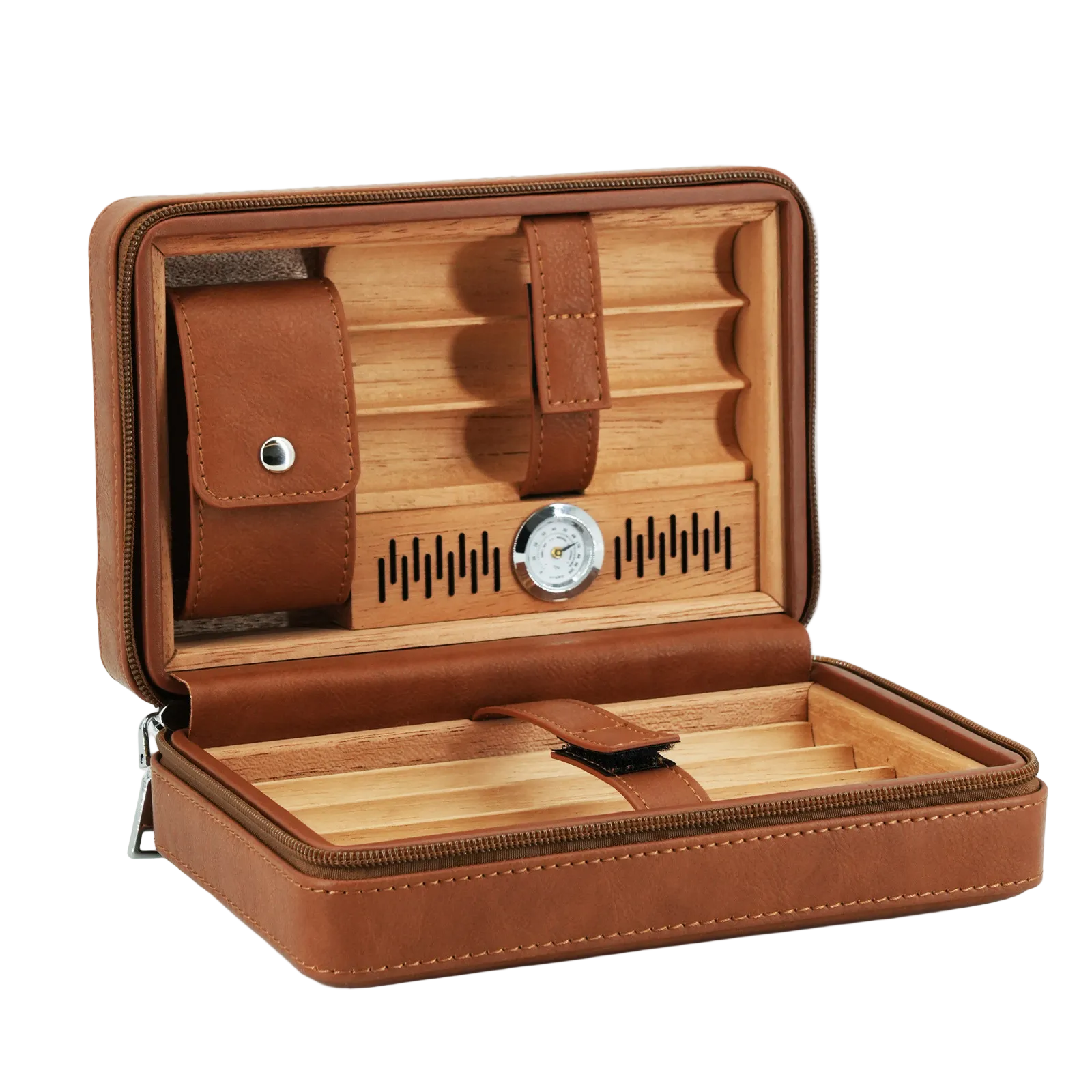 DRXform Frontier Expedition | Vintage Leather Cigar Travel Humidor
