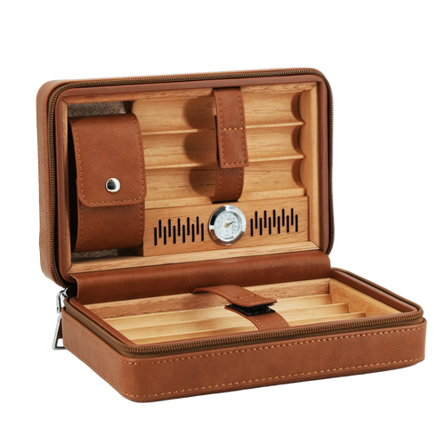 Frontier Expedition portable cigar case compact travel size for outdoor adventures and golf trips