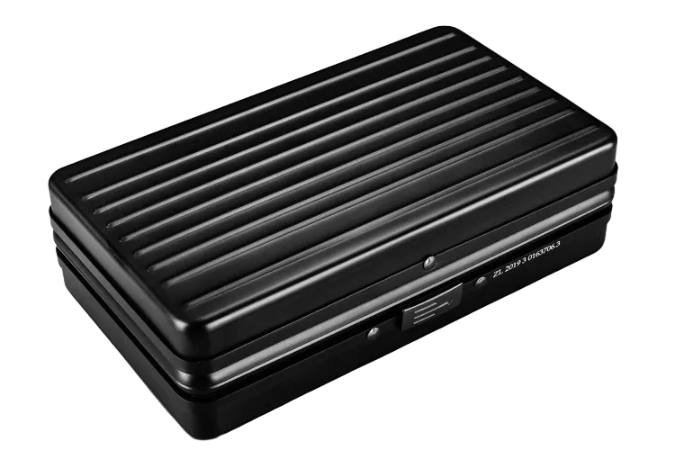 DRXform Titan Meridian | 8-Cigar Aluminum Travel Humidor Case