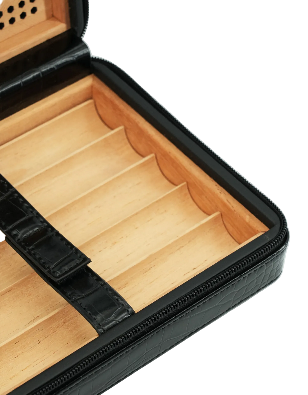 DRXform Frontier Zenith | Luxury Glossy Croc-Embossed Cigar Travel Case