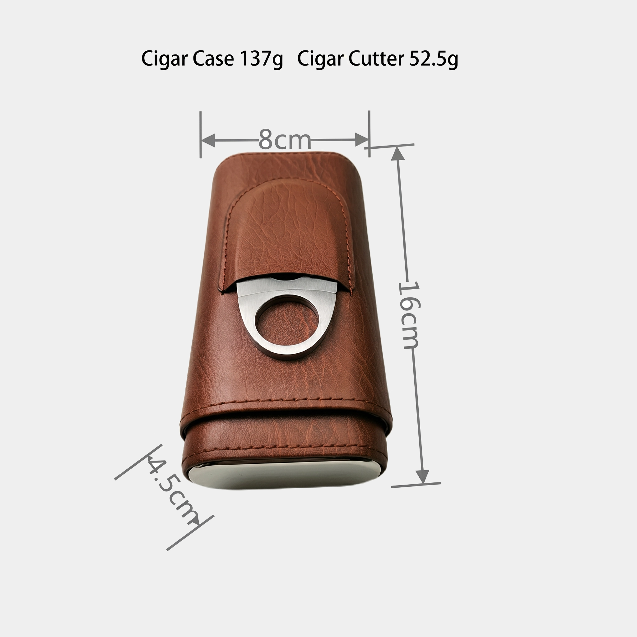DRXform Frontier Timber | Solid Wood Cigar Humidor Cabinet with Humidity Control & Cigar Cutter Included